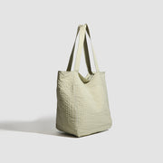 Polyester Striped Seersucker Women's Bag