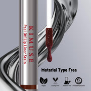 KIMUSE Peel Off Lip Liner Stain, Long Lasting Lip Tint Stain Peel Off, Waterproof, Transfer Proof,