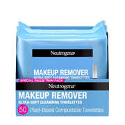 Makeup Remover Wipes, Daily Facial Cleanser Towelettes, Gently Cleanse and Remove Oil