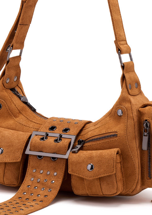 Simple Retro Versatile Suede Women's Handbag Shoulder Bag